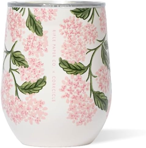 Corkcicle x Rifle Paper Co. 12 oz Insulated Tumbler, Blush Lively Floral