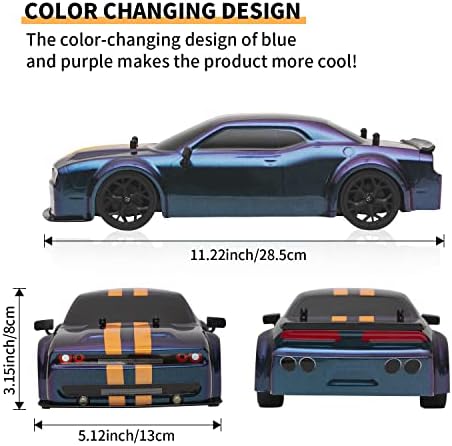 RC Drift Car, 1:14 Remote Control Car 4WD Drift RC Cars Vehicle 28km/h High Speed Racing RC Drifting Car Gifts Toy for Boys Kids