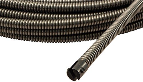 DCD 51100SLT Drain Cleaning Cable, 1/2" x 100' with Inner Core and Slotted Cable Couplings