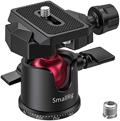 SmallRig Mini Ball Head with 360° Panoramic & Quick Release Plate - BUT2665