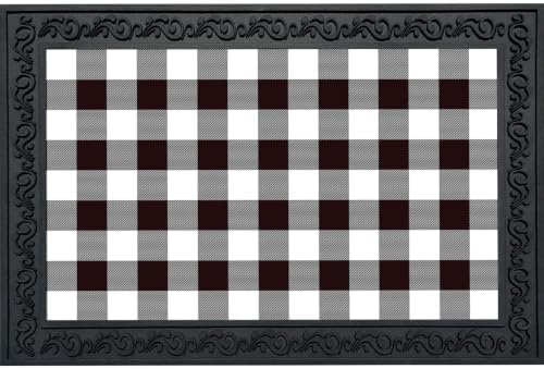 Briarwood Lane Doormat 30x18 Indoor Outdoor Farmhouse Wreath Spring for Spring Doormat