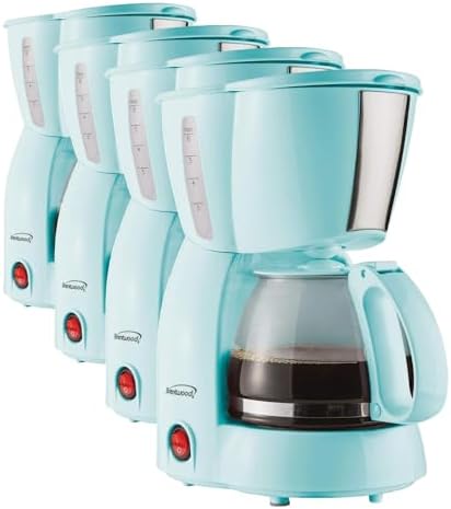 Brentwood TS-213BL 4 Cup Coffee Maker, Blue