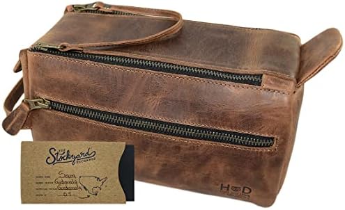 Hide & Drink, Toiletry Bag w/Handles, Hygiene Organizer, Travel Dopp, Razor Case, Bathroom, Shaving, Cosmetic Storage, Travel & Grooming Essentials