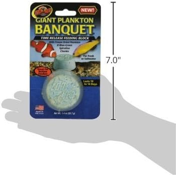 Zoo Med Laboratories AZMBB6 Plankton Banquet Block Feeder Giant, 2 Count