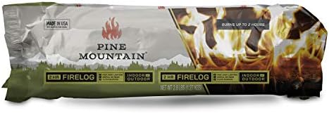 Pine Mountain Traditional 2-Hour Firelogs, Long Burning Fire Log 6 Pack