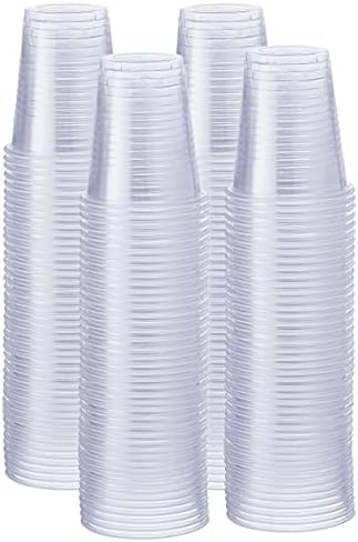 GUSTO 7 oz Clear Plastic Cups [500 Count] Disposable Cold Drinking Cups