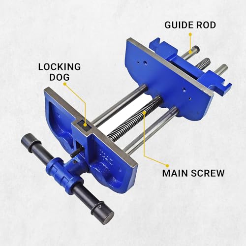 Yost Vises 10WW-CA 10" Heavy-Duty Ductile Iron Woodworkers Vise
