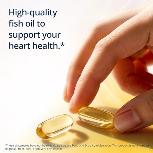 Metagenics OmegaGenics EPA-DHA 500 - High Potency Fish Oil Supplement for Cardiovascular Health* - Sustainably Sourced & Purity Tested - Non-GMO & Gluten-Free - 120 Softgels