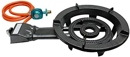 Electric Ignition Portable Propane Super Gas Stove Burner Heavy Duty Cast Iron
