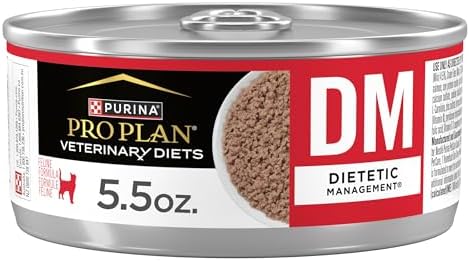 Purina Pro Plan Veterinary Diets DM Dietetic Management Feline Formula Wet Cat Food - (Pack of 24) 5.5 oz. Cans