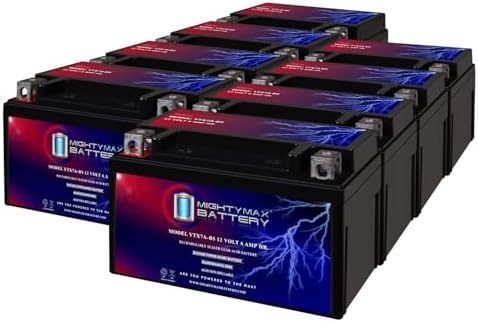 Mighty Max Battery YTX7A-BS -12 Volt 6 AH, 105 CCA, Rechargeable Maintenance Free SLA AGM Motorcycle Battery