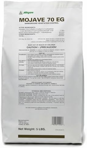 Alligare - Mojave 70EG Weed Killer for Grasses, Weeds & Vines - Total Bareground Weed Control with Long-Lasting Residual