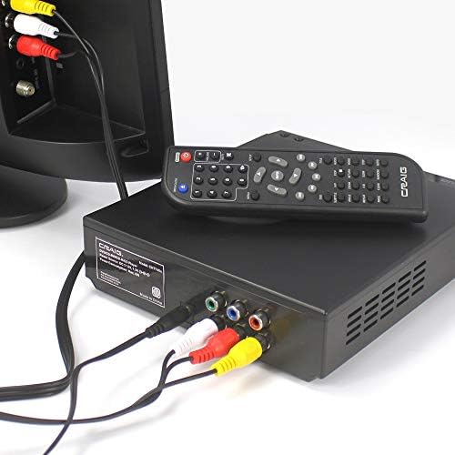 Craig Compact DVD/JPEG/CD-R/CD-RW/CD Player with Remote (CVD512a) (Renewed)