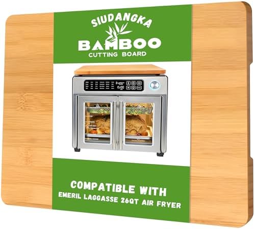 Accessories for Emeril Lagasse 26 QT Extra Large Air Fryer | Cutting Board for Emeril Lagasse Air Fryer with Heat Resistant Silicone Feet