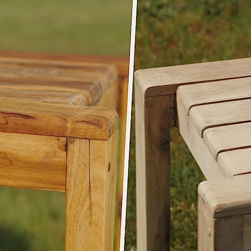 TotalBoat Teak Oil - Marine Wood Sealer Protects & Preserves Teak on Boats and Outdoor Furniture (1 Quart)