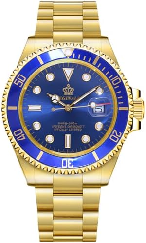 Reginald Men's Diver-Inspired Quartz Watch Sapphire Crystal 40mm