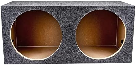 QPower QSMBASS15 Dual 15" Carpet Subwoofer Sub Box Sealed Speaker Enclosure