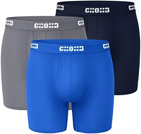 Men's Underwear Micro Modal 3 Pack Boxer Briefs Open Fly