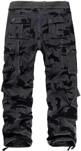 TRGPSG Men's Fleece Lined Hiking Cargo Pants