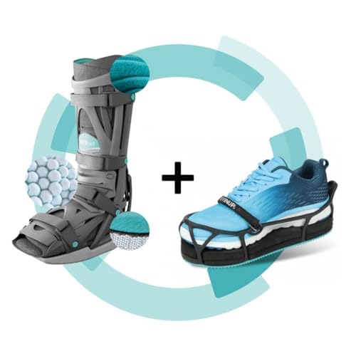 Achilles Tendon Rupture Fracture Boot, Range of Motion, XELGO Technology, German designed (Medium)