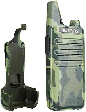 Retevis RT22 Compact & Lightweight FRS Walkie Talkies Long Range (4 Pack) | For Small Business, Camping, Hiking, Cruise, Safe Short Antenna, Comfortable to Carry, Loud & Clear Audio, USB-C