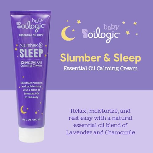 Oilogic Slumber & Sleep Essential Oil Baby Lotion - Baby Care Products | Gentle Calming Cream for Smooth