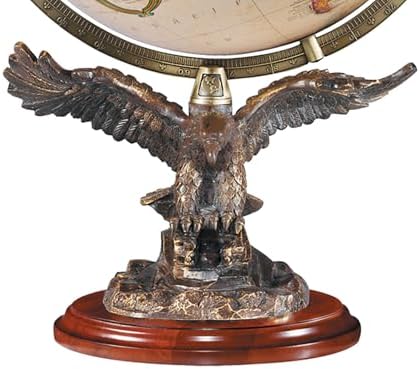 Replogle Globes 31638 Antique Ocean 12" Freedom Globe, Off-White, Small