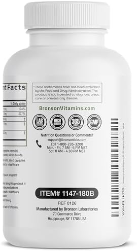 Bronson L-Lysine Defense Immune Support Complex, 1500 mg, 90 Capsules