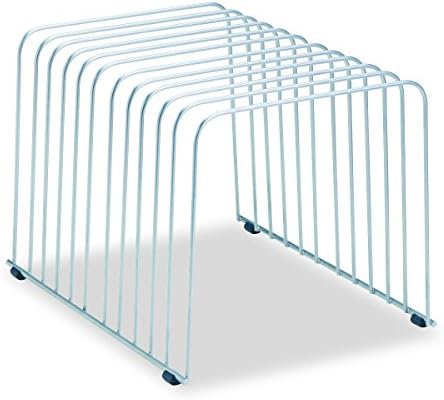 Fellowes Desktop Organizer, 11 Sections, 9" x 11.375" x 8", Wire, Silver (72012) | (72012)