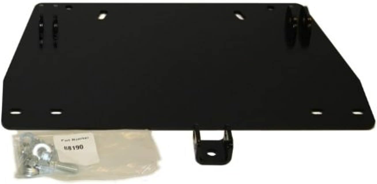 WARN 88188 Powersports ATV Center Kit Snow Plow Mount for Yamaha Grizzly & Kodiak , Black