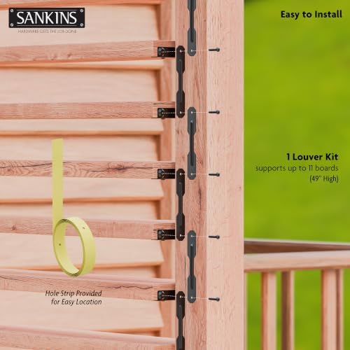 Deck Sunblind System Window Louver Kit, Louver Bracket Kit Sunblind System Pergola Brackets