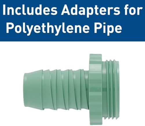 Orbit 91207 3-Valve Preassembled Sprinkler Manifold for Poly Pipe