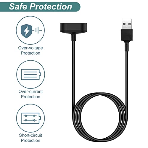 Charger for Fitbit Inspire HR & Ace 2 Fitness Tracker (3.3ft/100cm) | Replacement USB Charging Cable Cord for Fitbit Inspire, Ace 2 Smart Wristband