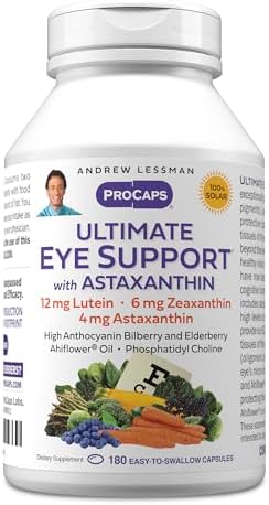 ANDREW LESSMAN Ultimate Eye Support + Astaxanthin 12mg - 30 Softgels