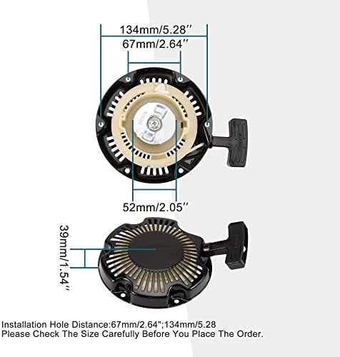 GOOFIT Pull Start Recoil Replacement for MM-B80 MM-B80R Youth Mini Bike Baja Doodlebug 2.8hp DB30 97cc Doodle Bug Mini Racer Bike Motovox MBX10 MBX11 MBX12 Parts
