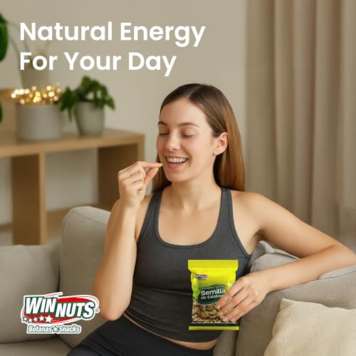 WINNUTS Roasted & Salted Pumpkin Seeds to Eat (5 Pack, 3.52 Oz Each) | Pepitas Roasted Salted | Crunchy Energy Snack, Perfect for Salads & Topping | On-The-Go Pouches