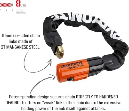 Kryptonite Evolution 1055 Mini Bike Chain Lock