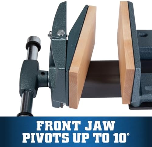 Wilton Woodworking Vise, 4" x 7" Jaw, 10" Max Jaw Opening, Rapid-Action (Model 78A)
