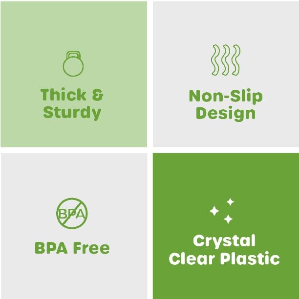 GUSTO 7 oz Clear Plastic Cups [500 Count] Disposable Cold Drinking Cups