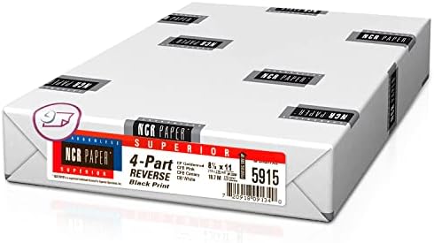NextDayLabels Carbonless NCR Paper, 2 Part Reverse #5887, 8.5" x 11"