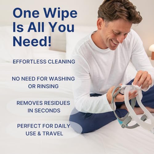 Snugell CPAP Mask Wipes - Travel Size 150 Count (150 Count (Pack of 2), Unscented)