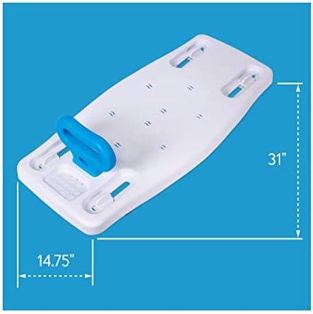 Carex Portable Shower Bench - Shower Bath Seat - Adjustable Width to Fit Most Bathtubs