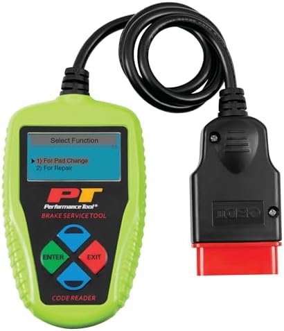 Performance Tool W3000 Automotive Electronic Parking Brake Tool | Reads diagnostic codes. Opens and closes calipers. Bleeds brakes. Works on VW, Audi