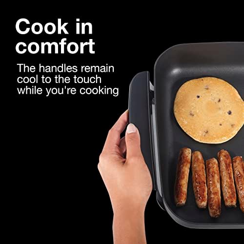 Proctor Silex Electric Skillet with Lid, 116 sq. in. Nonstick Cooking Surface for Frying, Sauteing, Simmering and Braising