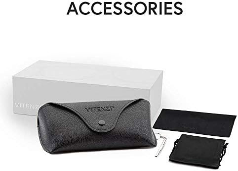 VITENZI Bifocal Sunglasses for Men Women Semi Rimless Reading Sun Tinted Glasses with Readers - Tivoli