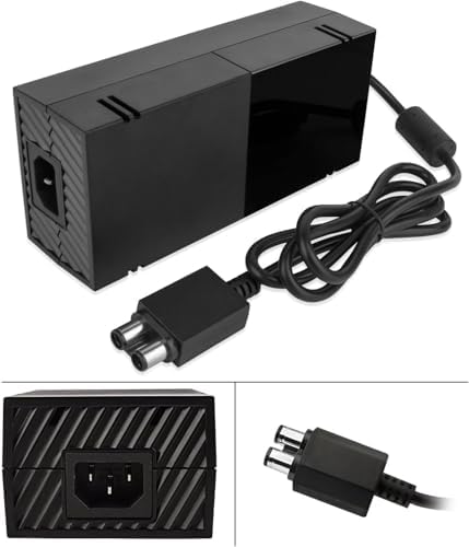 Xbox One Power Supply, AC Adapter Replacement Charger with Cable for Xbox 1, Xbox One Power Brick Advanced Version 100-240V