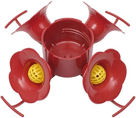 Perky Pet 203CPBN 8 Oz Clear Glass Hummingbird Feeder Set of 2