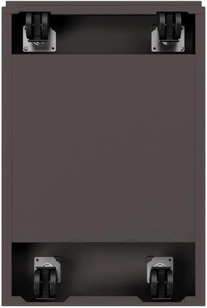 Pemberly Row 3 Drawers 27.75" Vertical White Metal Filing Cabinet Lockable Pre-Assembled Stationary Letter Size for Home, Office