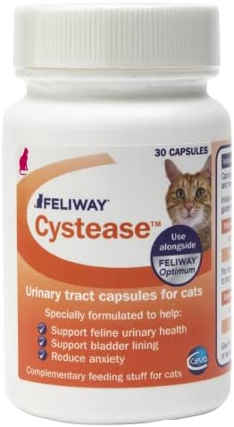 FELIWAY Cystease Advanced Urinary Tract Support for Cats (Pot Size: 30 Tablets)