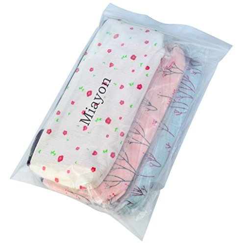 Countryside Flower Floral Pencil Pen Case Cosmetic Makeup Bag Set of 3 by Miayon